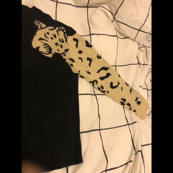 Sweaters - Leopard Sweater